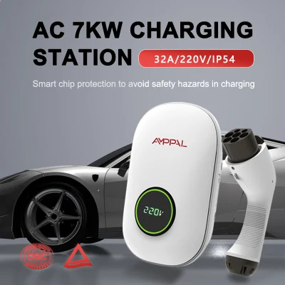 Kayal APP Control 220V 32A Evse Station de recharge de véhicule électrique nouveauté chargeur Intelligent de voiture EV avec certificat CE